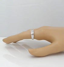 Load image into Gallery viewer, 14k White Gold 1.00ct Princess Cut Diamond Invisible Channel Set Wedding Band