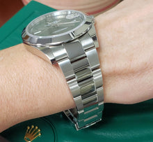 Load image into Gallery viewer, 41m Rolex 2022 Datejust Stainless Steel Slate Roman Wimbledon Dial Oyster 126300
