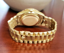 Load image into Gallery viewer, 36mm Rolex Day Date President 18k Yellow Gold Sapphire White Diamond Dial 18038