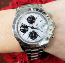 Load image into Gallery viewer, 39mm Tudor Prince Date Tiger Stainless Steel Oyster Auto Chrono Watch 1998
