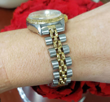 Load image into Gallery viewer, Ladies 26mm Rolex Date 18k Yellow Gold & Stainless Steel Two Tone Jubilee 6916