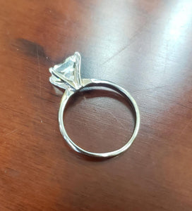 1.55ct Princess Cut Diamond Engagement Ring in 14k White Gold (VS2/KL)
