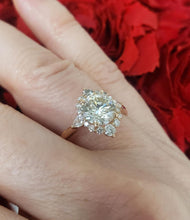 Load image into Gallery viewer, 2.00ct Round Diamond Victorian Style Engagement Ring in 14k Rose Gold VS2/KL
