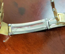 Load image into Gallery viewer, Vintage 1966 Rolex Oyster Perpetual 34mm Gold Plaque Capped Silver Dial 1024