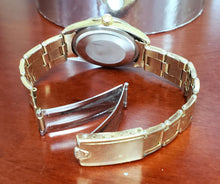 Load image into Gallery viewer, Vintage 1966 Rolex Oyster Perpetual 34mm Gold Plaque Capped Silver Dial 1024