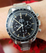 Load image into Gallery viewer, 40m Omega Speedmaster Professional 1967 Moon Apollo Chronograph 145.012-67 Watch