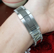 Load image into Gallery viewer, Rolex Oyster Perpetual 36mm Stainless Steel Oyster 4 1/2ct Diamond Auto 12600