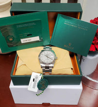 Load image into Gallery viewer, 2022 Rolex 41mm Datejust Stainless Steel Oyster Fluted MOP Diamond Dial 126334