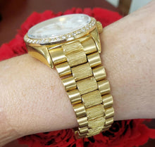 Load image into Gallery viewer, 36mm Rolex Day Date President 18k Yellow Gold Sapphire White Diamond Dial 18038