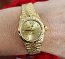 Load image into Gallery viewer, 1999 Factory Original 24mm Rolex Oyster Perpetual Jubilee 18k Yellow Gold 76198