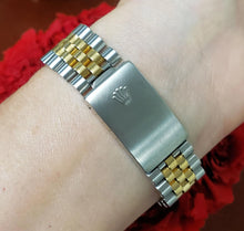 Load image into Gallery viewer, 36mm Rolex Datejust Two Tone Jubilee Diamond Mother of Pearl Bezel Quickset 16013