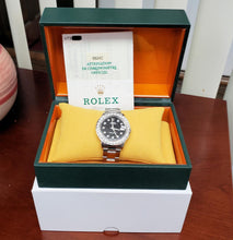 Load image into Gallery viewer, Ladies 31mm Rolex Datejust Mid-Size Steel Oyster Black 2ct Diamond Papers 68240