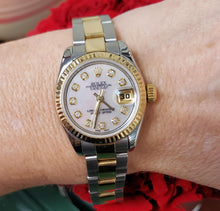 Load image into Gallery viewer, Complete - 26mm Rolex Datejust Two Tone Oyster Steel 18k Gold Diamond MOP 179173
