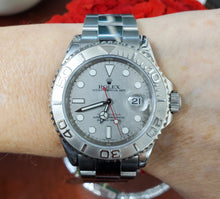 Load image into Gallery viewer, Complete Rolex Yacht-Master 40mm 16622 Steel Platinum Bezel Dial Boxes Papers