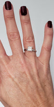 Load image into Gallery viewer, 14k White Gold 1.19ctw Princess Cut Diamond Solitaire Engagement Ring