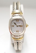 Load image into Gallery viewer, David Yurman 18k Gold & Sterling Silver Mop Cable Watch