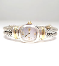 Load image into Gallery viewer, David Yurman 18k Gold & Sterling Silver Mop Cable Watch