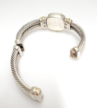 Load image into Gallery viewer, David Yurman 18k Gold & Sterling Silver Mop Cable Watch