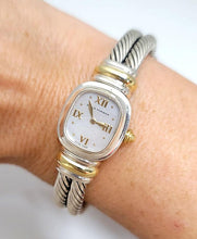 Load image into Gallery viewer, David Yurman 18k Gold & Sterling Silver Mop Cable Watch