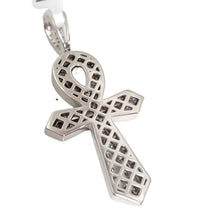 Load image into Gallery viewer, 3.00ct T.W. Diamond Large Ankh Cross In 10k White Gold