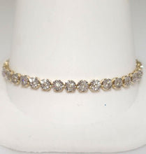 Load image into Gallery viewer, 2.00ct T.W. Round Diamond Tennis Bracelet In 14k Yellow Gold