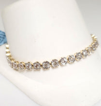 Load image into Gallery viewer, 2.00ct T.W. Round Diamond Tennis Bracelet In 14k Yellow Gold
