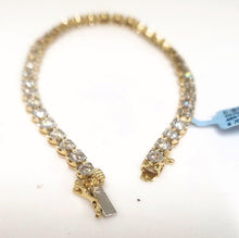 Load image into Gallery viewer, 2.00ct T.W. Round Diamond Tennis Bracelet In 14k Yellow Gold