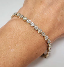 Load image into Gallery viewer, 2.00ct T.W. Round Diamond Tennis Bracelet In 14k Yellow Gold