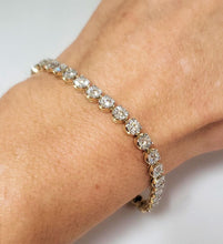 Load image into Gallery viewer, 2.00ct T.W. Round Diamond Tennis Bracelet In 14k Yellow Gold