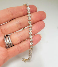 Load image into Gallery viewer, 2.00ct T.W. Round Diamond Tennis Bracelet In 14k Yellow Gold