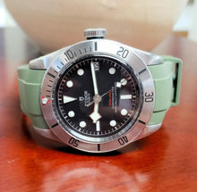 Load image into Gallery viewer, 41mm Tudor Heritage Black Bay Calibre MT5612 Rubber Green Automatic 79730