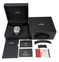 Load image into Gallery viewer, 41mm Tudor Heritage Black Bay Calibre MT5612 Rubber Green Automatic 79730