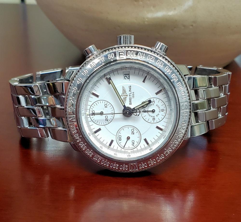 38mm Breitling Astromat Longitude Chronograph Automatic Steel