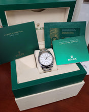 Load image into Gallery viewer, 2023 Rolex Datejust 41mm Stainless Steel Oyster Watch White Dial 126300
