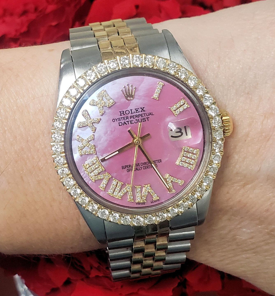 純正新品ROLEX18金ピンクゴールドコマ2シルバーピンクゴールド。OYSTER 1144862763_o_1200x1200.jpg?v=