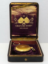 Load image into Gallery viewer, VINTAGE 1972 A. SALZMANN 18K YELLOW GOLD POCKET WATCH 45MM