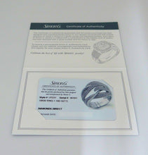 Load image into Gallery viewer, SIMON G. 18k WHITE GOLD 1.18ct VS ROUND DIAMOND CLUSTER WIDE WAVE COCKTAIL RING