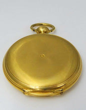Load image into Gallery viewer, VINTAGE 1972 A. SALZMANN 18K YELLOW GOLD POCKET WATCH 45MM