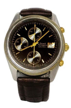 Load image into Gallery viewer, MEN'S GIRARD PERREGAUX GP 4900 18K GOLD & STEEL 38MM BLACK DIAL CHRONOGRAPH