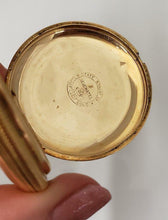 Load image into Gallery viewer, VINTAGE 1972 A. SALZMANN 18K YELLOW GOLD POCKET WATCH 45MM