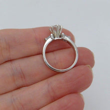 Load image into Gallery viewer, Platinum 950 1.01ct Center Oval 1/4ct Pear Accents Engagement Ring