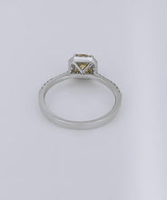 Load image into Gallery viewer, 14k White Gold S Kashi 1.00ct Round Diamond Halo Engagement Ring
