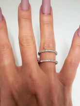 Load image into Gallery viewer, .30ct T.W. 15 DIAMOND WEDDING BAND in 10K WHITE GOLD