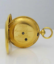 Load image into Gallery viewer, VINTAGE 1972 A. SALZMANN 18K YELLOW GOLD POCKET WATCH 45MM