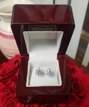 Load image into Gallery viewer, 3.05ct T.W. Round Brilliant Cut GIA Diamond Stud Earrings in 950 Platinum