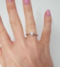 Load image into Gallery viewer, Tacori 18k White Gold 1/2ct Cubic Zirconia Semi Mount Engagement Ring
