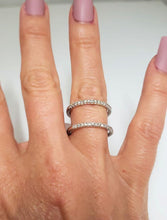 Load image into Gallery viewer, .30ct T.W. 15 DIAMOND WEDDING BAND in 10K WHITE GOLD