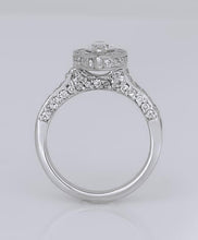 Load image into Gallery viewer, 14k White Gold Marquise 1 1/4ct Diamond Solitaire VS/ FG Halo Engagement Ring