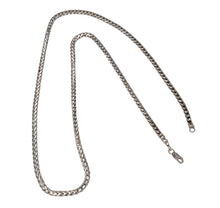 Load image into Gallery viewer, 5mm Round Box Franco Necklace Chain in 10k White Gold 30 3/4&quot;

