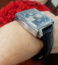 Load image into Gallery viewer, 39mm Tag Heuer Monaco Stainless Steel Chronograph Calibre 12 Date CAW2111 Watch
